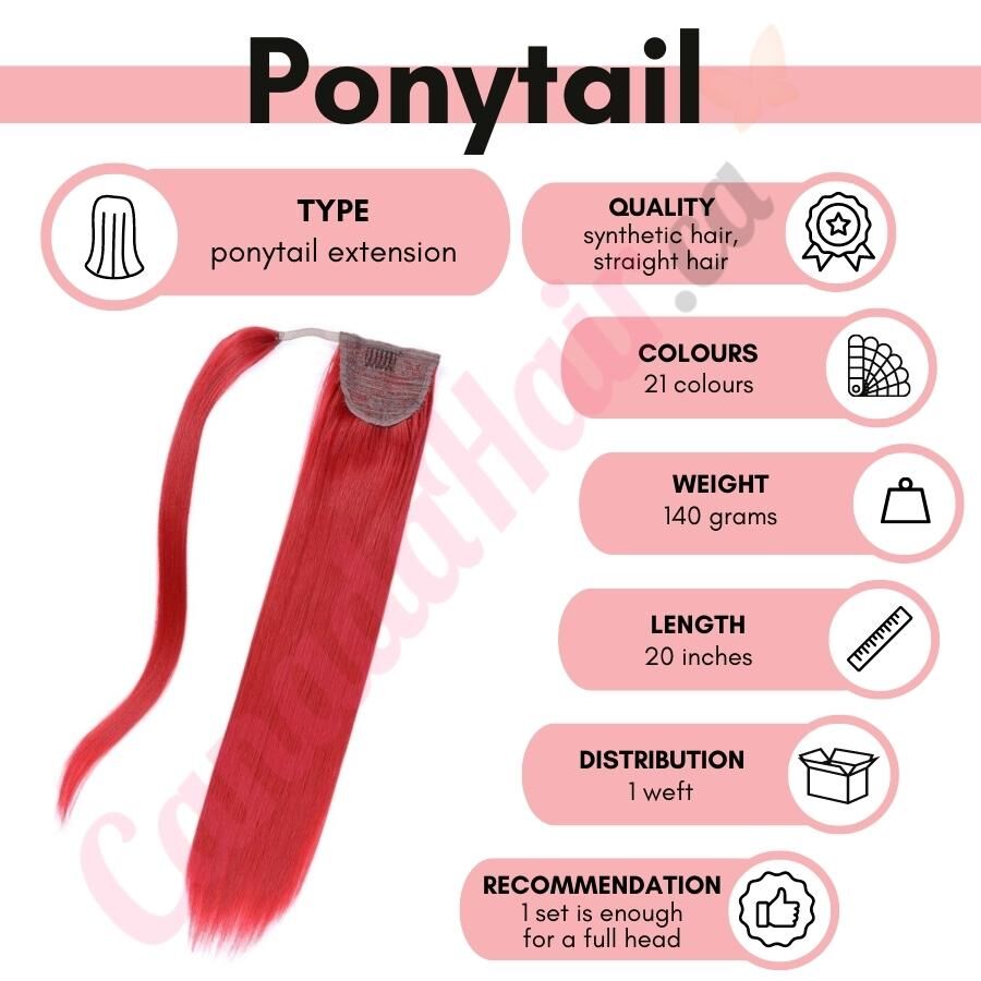 Ponytail hotsell extension cord