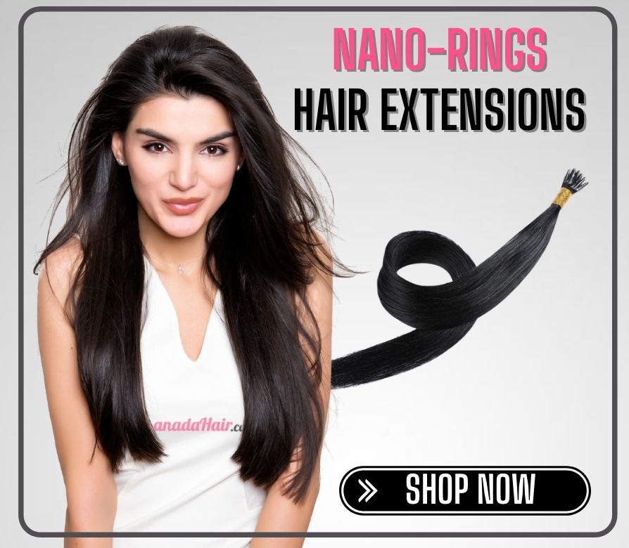Nano rings hair extensions