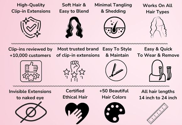 Clip-in extensions benefits