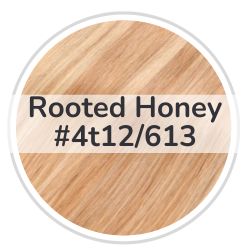 Rooted Honey Blonde tape-in Extensions