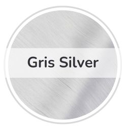 Rallonges à clips gris silver flash