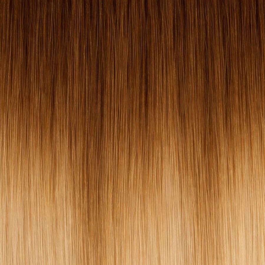 Châtain Chaud Fondu Blond Doré #T4122