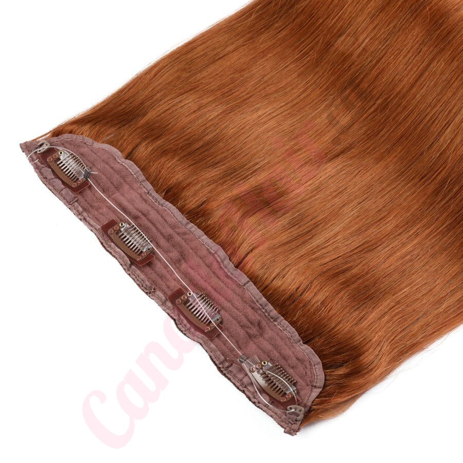 Wire Extensions - Ginger, 100% Real Human Hair, 14 inches
