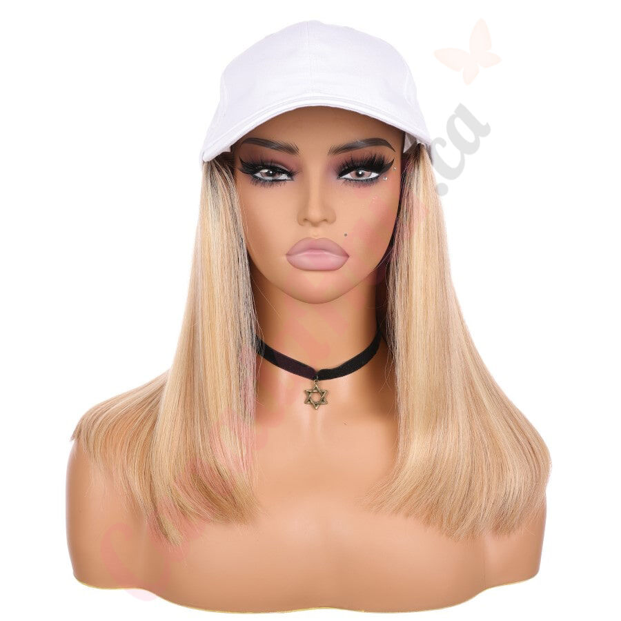 Rooted Honey Blonde Highlights 4t12 613 Wig Hat Human Hair