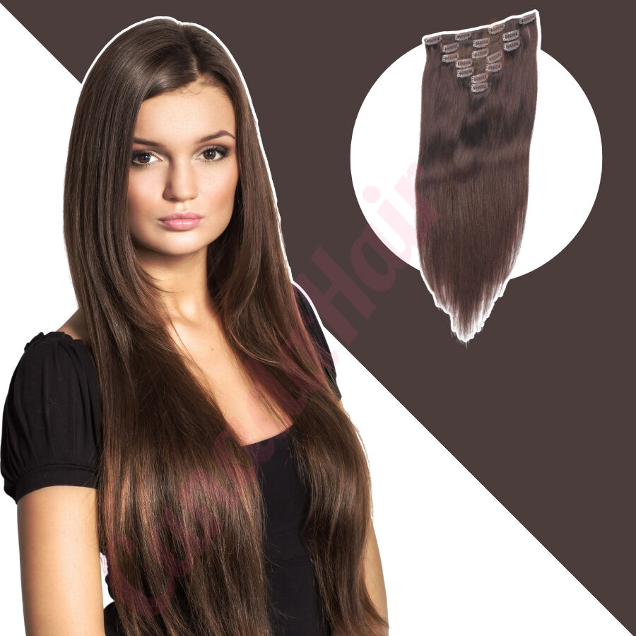 Buy Streak Street ClipIn 24 Step Curl Dark Brown Hair Extensions Online  At Best Price  Tata CLiQ