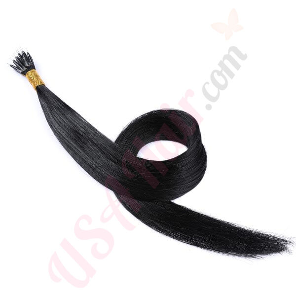 Remy Micro Beads Hair Extensions In Nano Ring Links Human Hair