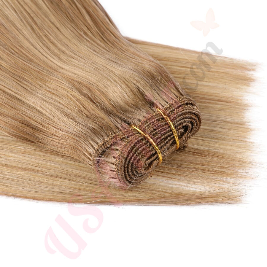 Human hair on sale extensions dark blonde