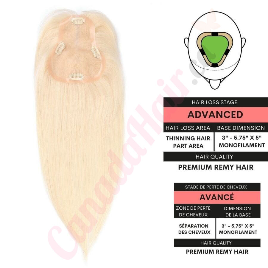 Platinum human hair 5 in outlet 1