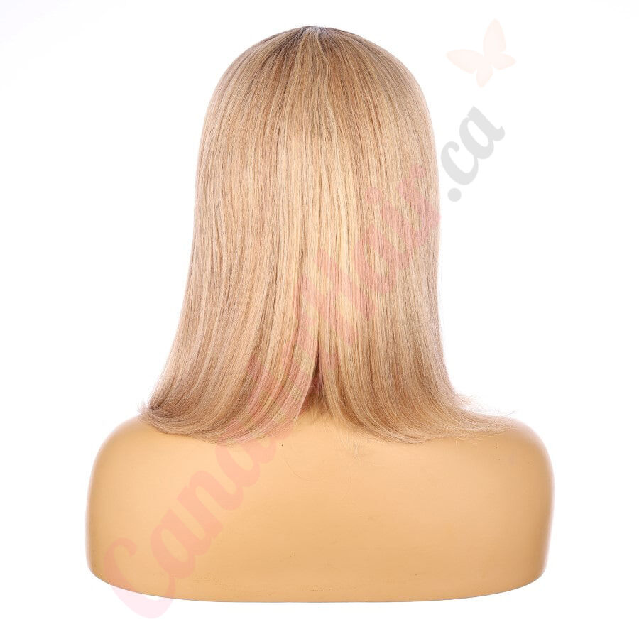 Brown hair wig outlet with bangs