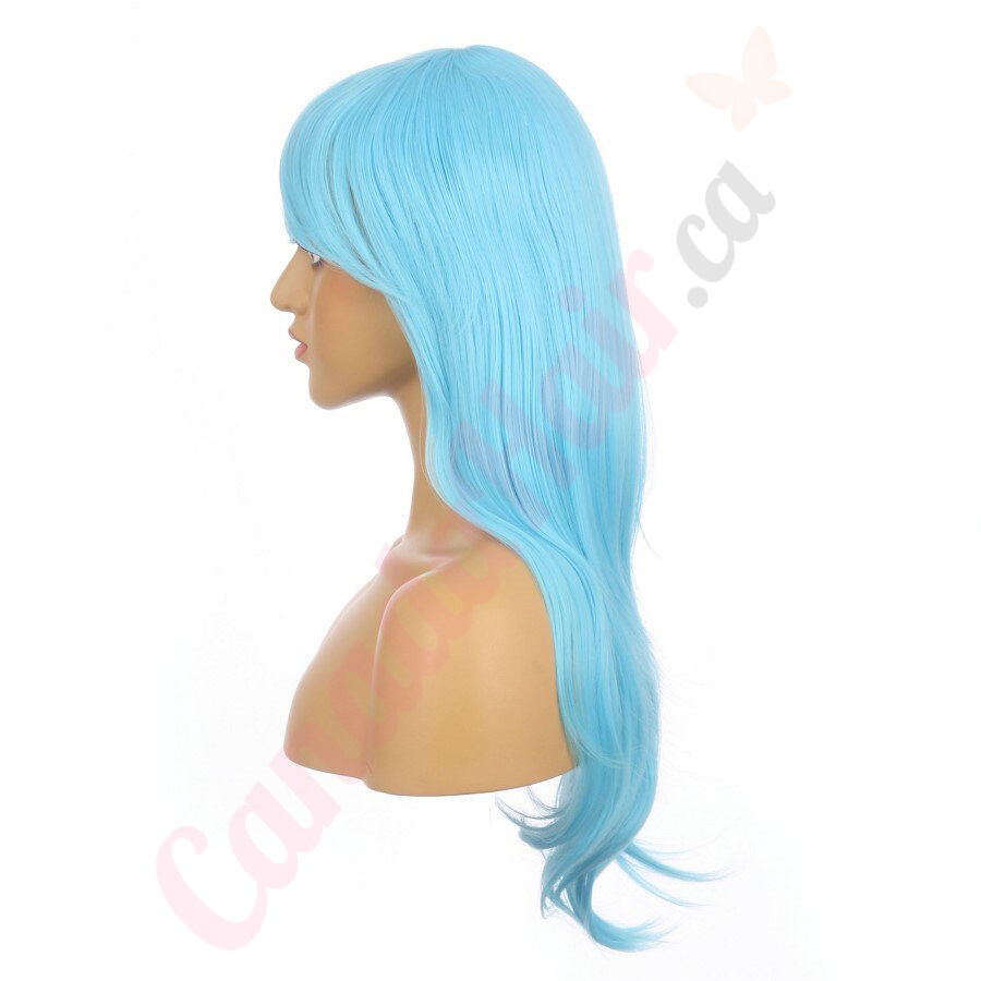 Light blue deals hair wig