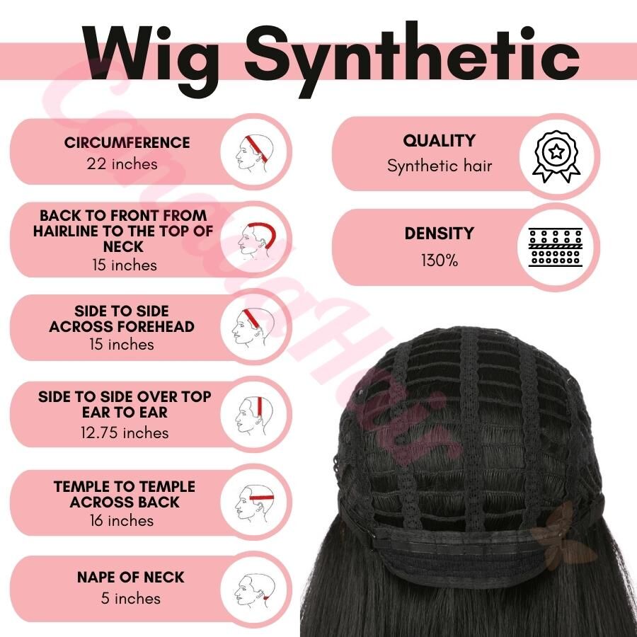 専用デス⭐︎leinwande Mixed Fringe DM1810844-v3 - Short Black Synthetic Hair Wig With Bang
