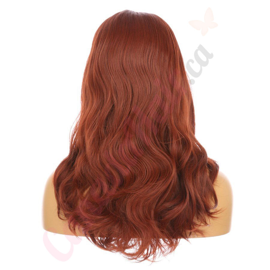 DM1810908 v4 Auburn Brown Long Synthetic Hair Wig with Bang Final