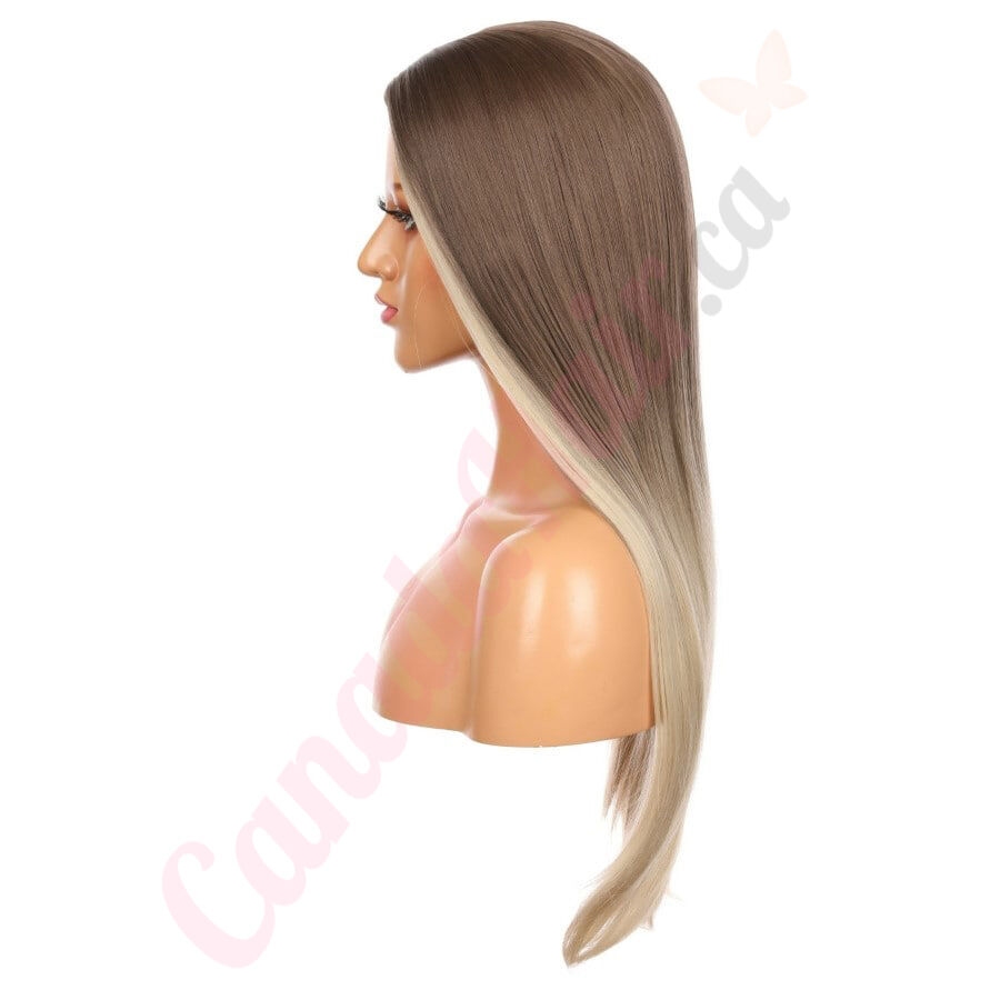 Brown blonde ombre outlet wig