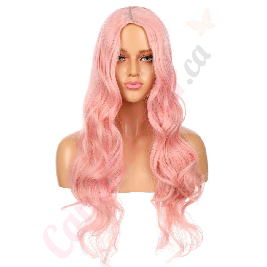 DM2031370 v4 Long Pink Synthetic Hair Wig Final Sale