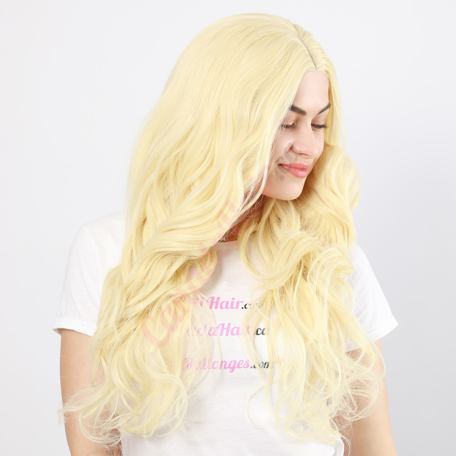 DM2031446 v4 Long Blonde Synthetic Hair Wig Final Sale