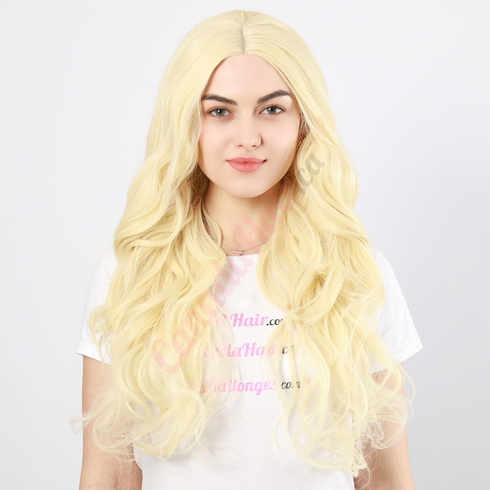 DM2031446 v4 Long Blonde Synthetic Hair Wig Final Sale