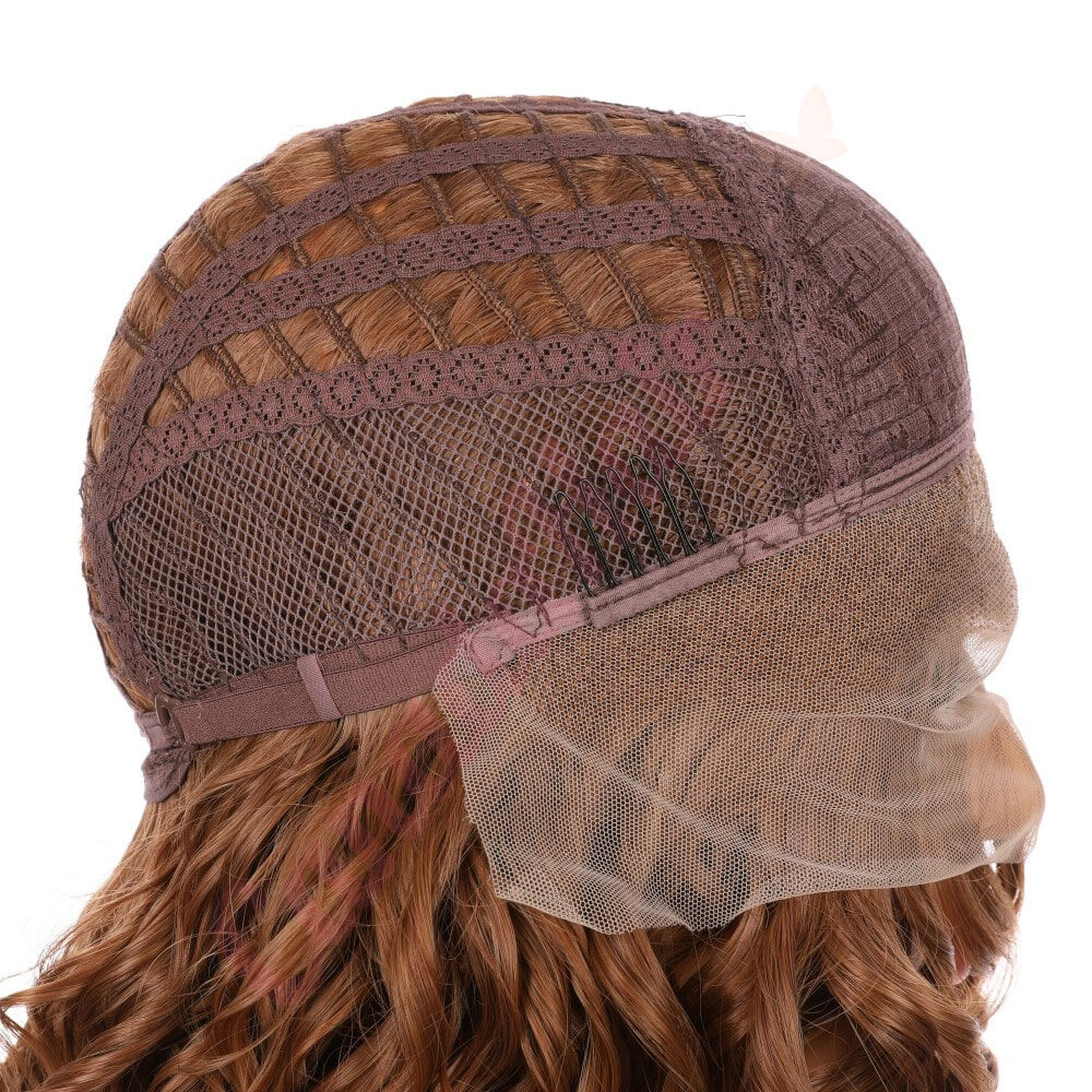 Brown clearance yarn wig