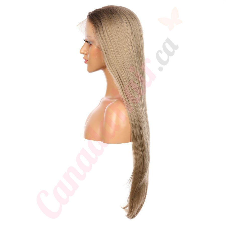 G1707327C v4 Long Light Brown Synthetic Hair Wig Final Sale