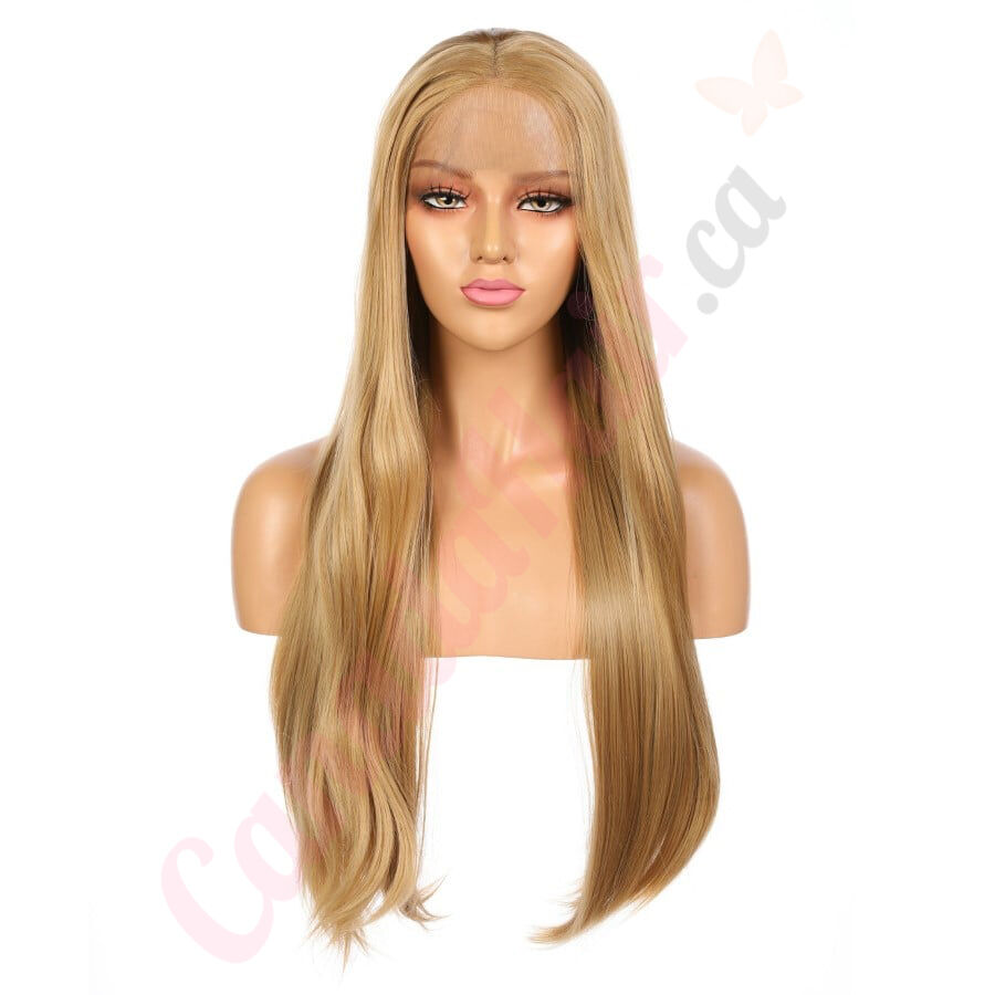 G1904808 v2 Long Strawberry Blonde Synthetic Hair Wig