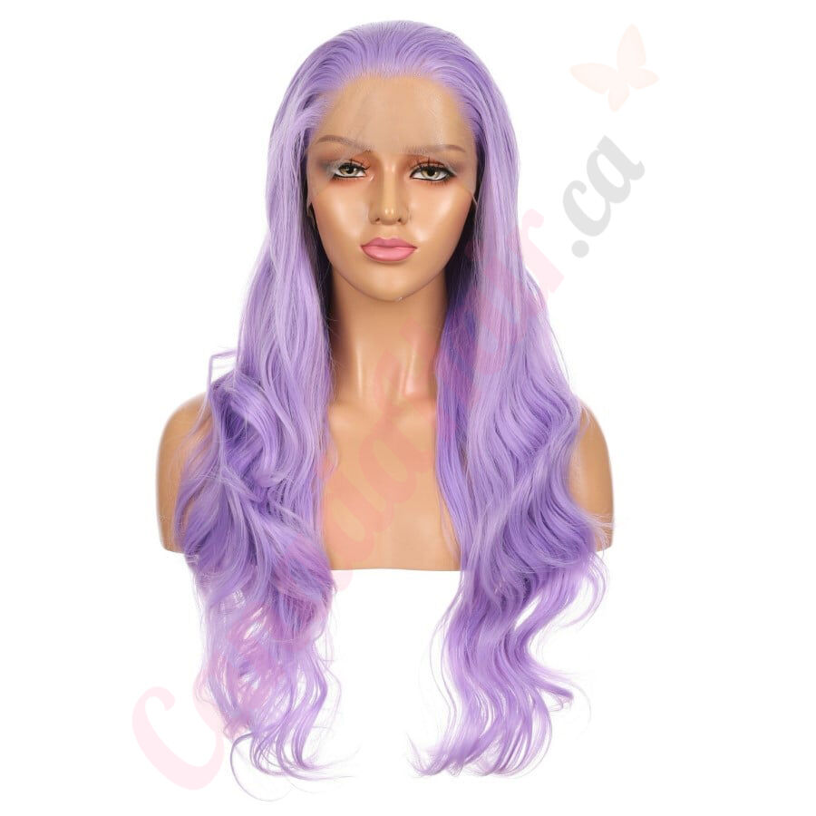 G1904888 v4 Long Pastel Purple Synthetic Hair Wig Final Sale