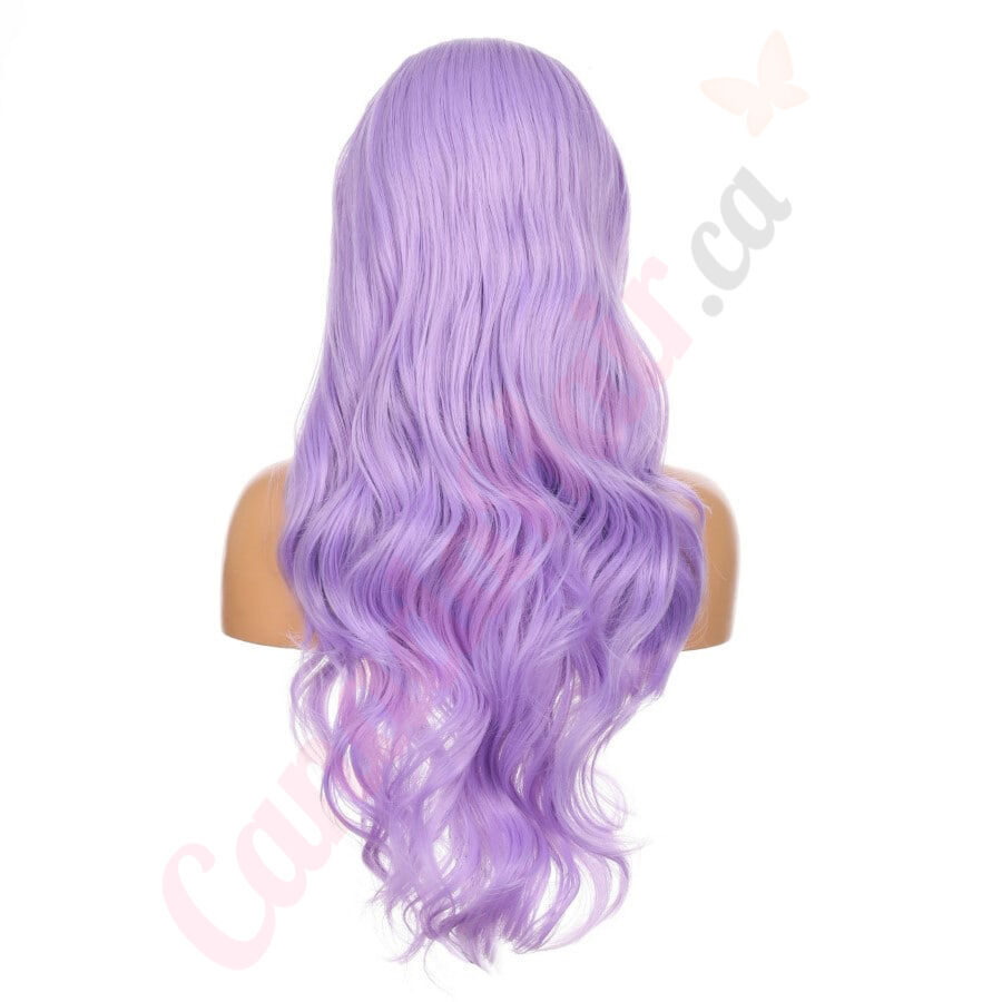 G1904888 v4 Long Pastel Purple Synthetic Hair Wig Final Sale