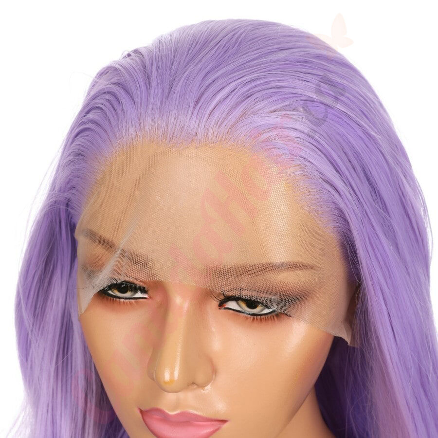 G1904888 v4 Long Pastel Purple Synthetic Hair Wig Final Sale