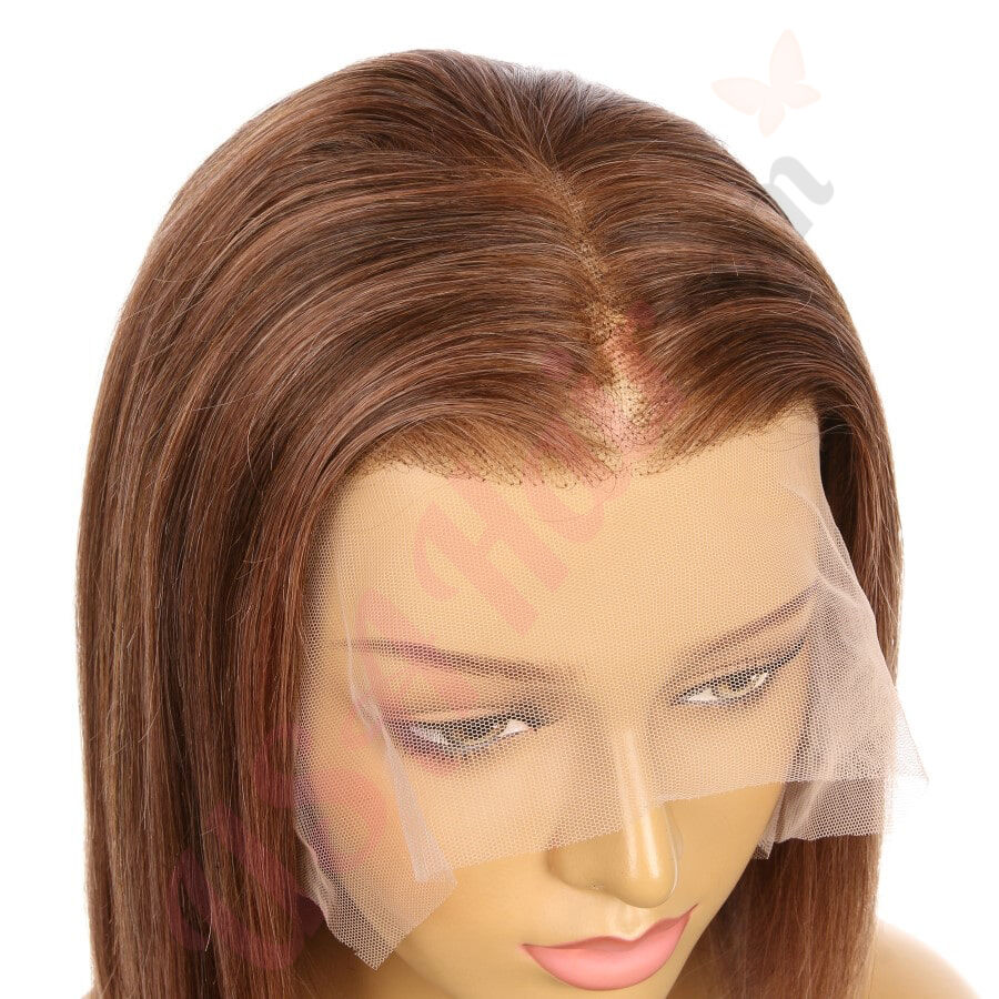 10 4T 4 30 Short Colour 4T 4 30 Remy Human Hair Wig 10 inches Brown