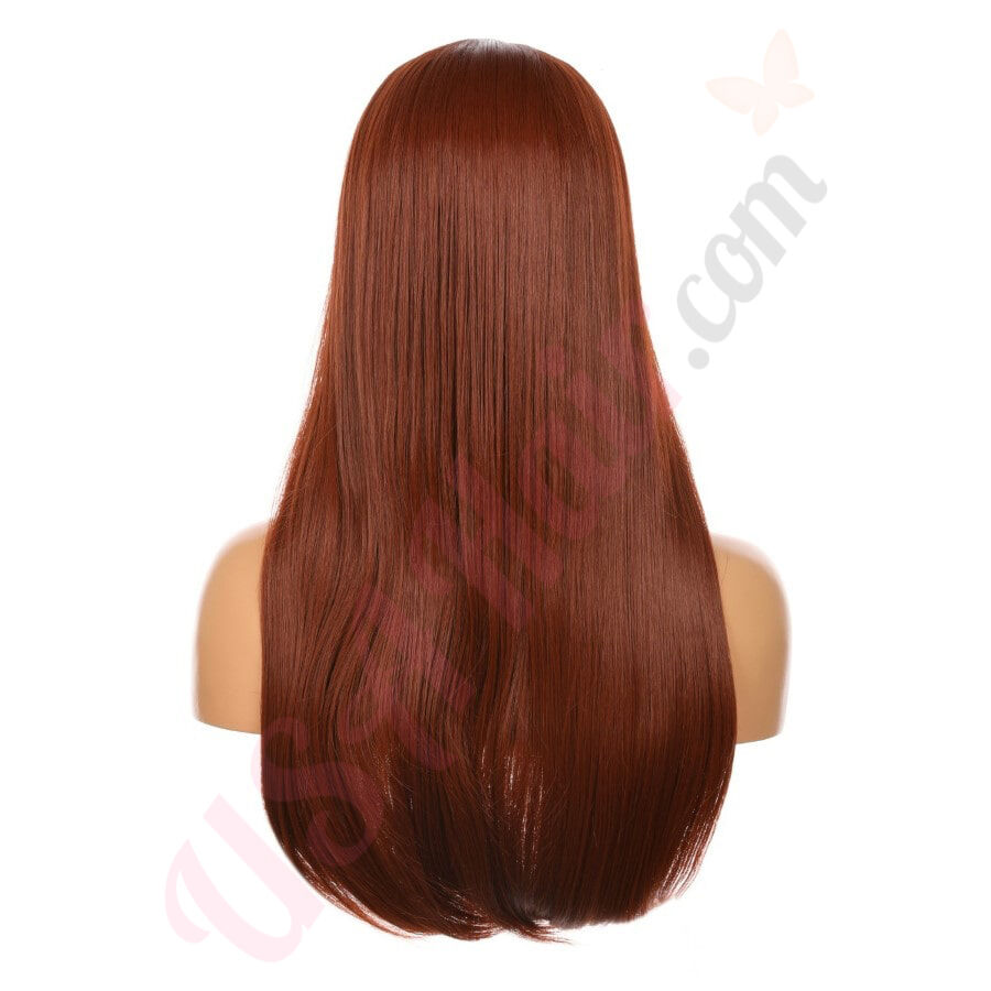 DM1707540-v4 Long Light Red Synthetic Hair Wig With Bang [Final